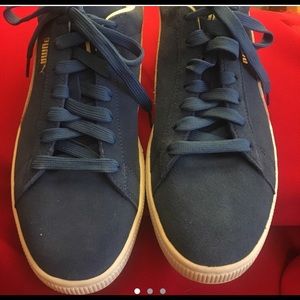 Puma suede classics in blue